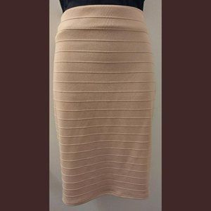 Women's Bandage Tan Bodycon Skirt